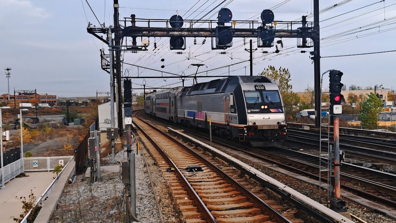 NJ Transit, Amtrak & PATH Evening Rush Hour Action @ Harrison