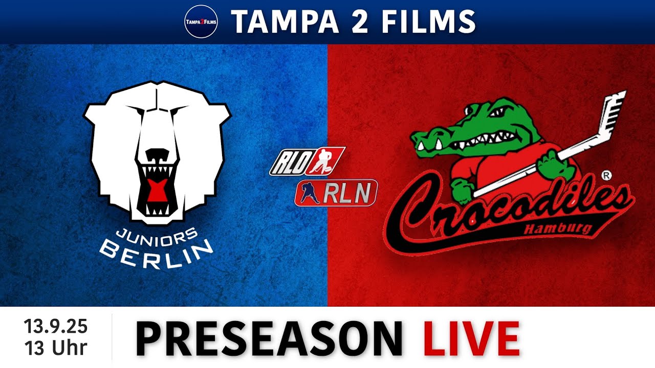 Eisbären Juniors Berlin vs. Crocodiles Hamburg | Preseason 2025