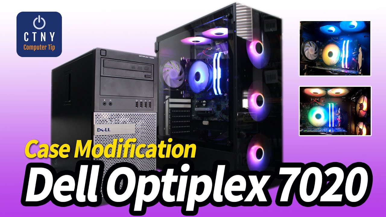 Dell Optiplex 7020 RGB Case Modification within $200 Budget