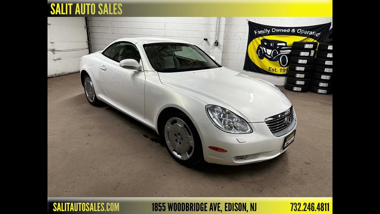 Low Mileage 2002 Lexus SC430 in excellent condition