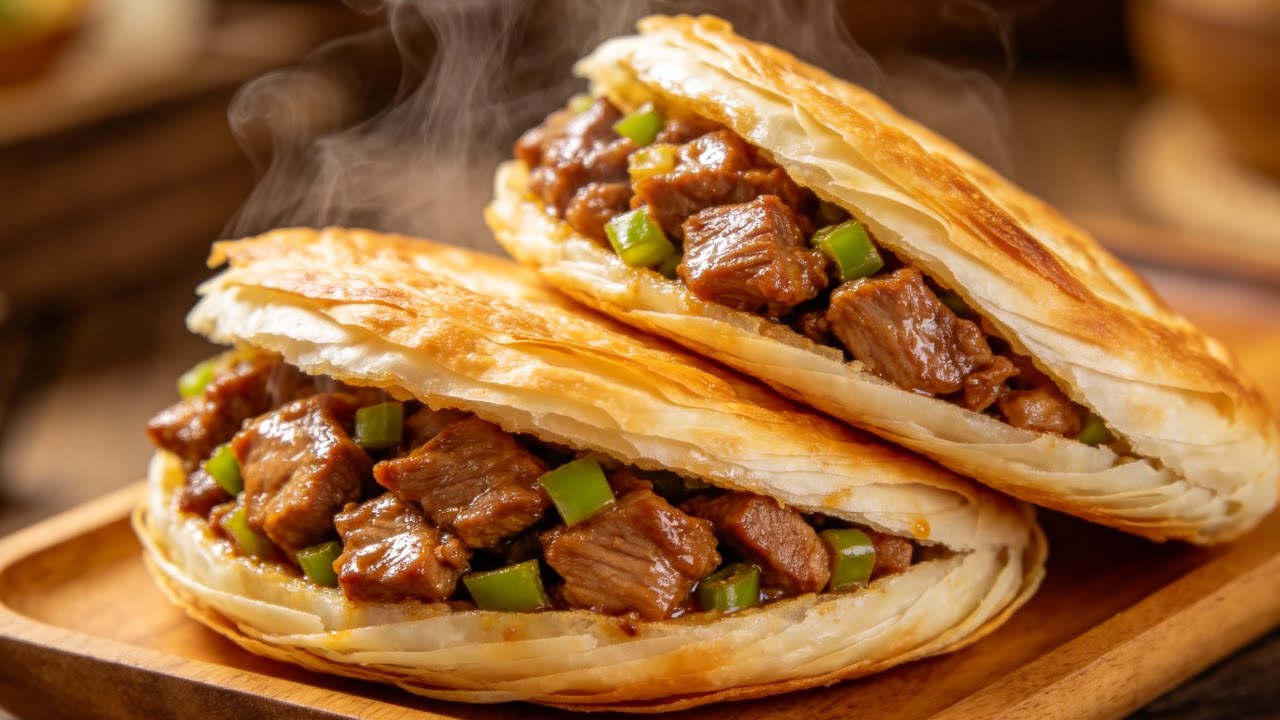 ❇️中國漢堡-Chinese hamburger#streetfood ♨️