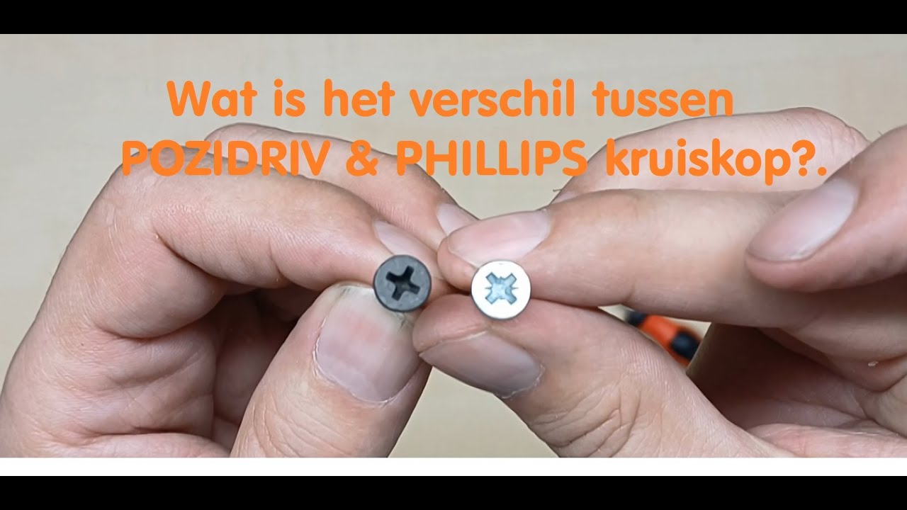 Je denkt dat het een kruiskop is&hellip; maar welke? 🔍 #pozidriv#phillips #pozidriv #kruiskop