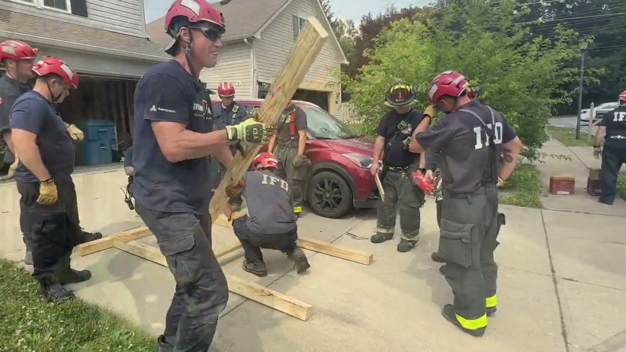 #IFD #OnScene 10996 Cedar Pine Dr.  Collapse Rescue Team
