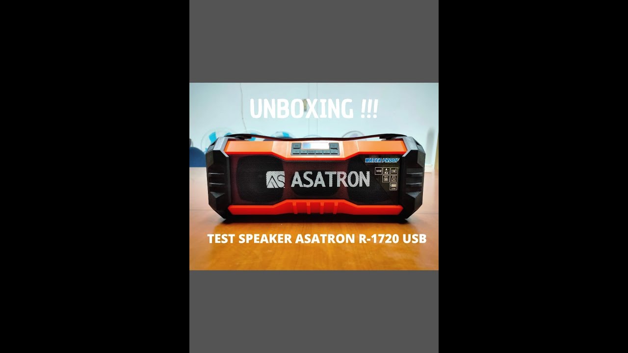 Rp.200rb-an!!! UNBOXING & TEST SPEAKER ASATRON R-1720 USB | SUARA POWER FULL & BASS BERGETAR !!!