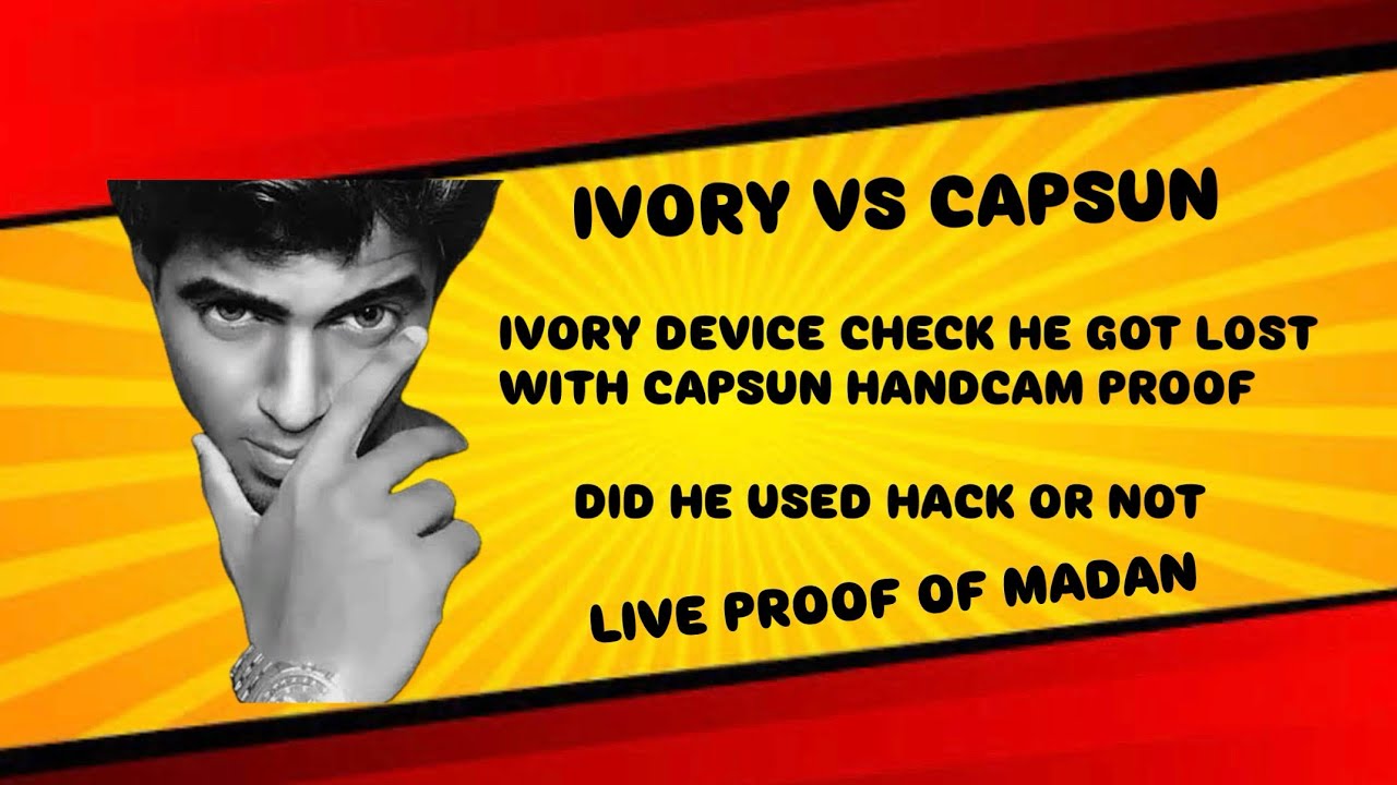 Ivory Device Check by Madan! Handcam Proof 🔥