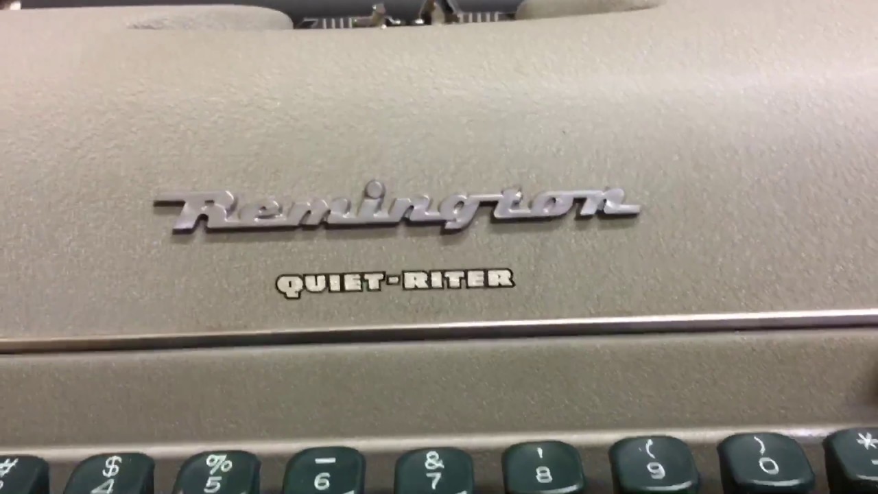 TypewriterMinutes - How To: Replace a Ribbon on Remington Quiet-Riter Typewriter