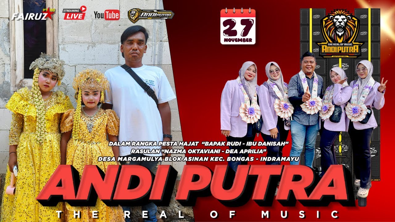 🔴 LIVE | ANDI PUTRA ONE | DS MARGAMULYA BLOK ASINAN KEC. BONGAS - INDRAMAYU | KAMIS 27 NOVEMBER 2025
