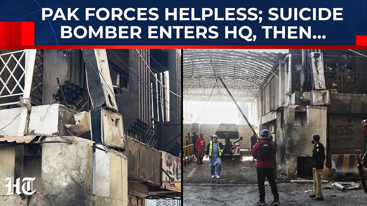 Suicide Bomber Enters Pakistani Security Force HQ; Huge Blast Rocks Peshawar| Pak Army Helpless