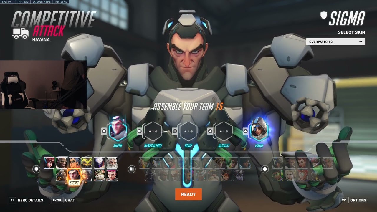 SUPER PRO SIGMA GAMEPLAY - OVERWATCH 2 SEASON 5 TOP 500