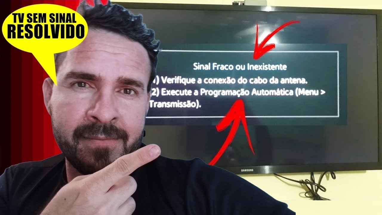 TV SEM SINAL ou N&Atilde;O PEGA NENHUM CANAL? Aprenda a RESOLVER!