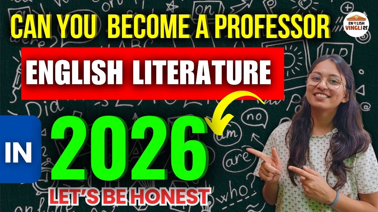 English Literature Professor in 2026? 🤔 Reality of UGC NET & Professor Exam📚