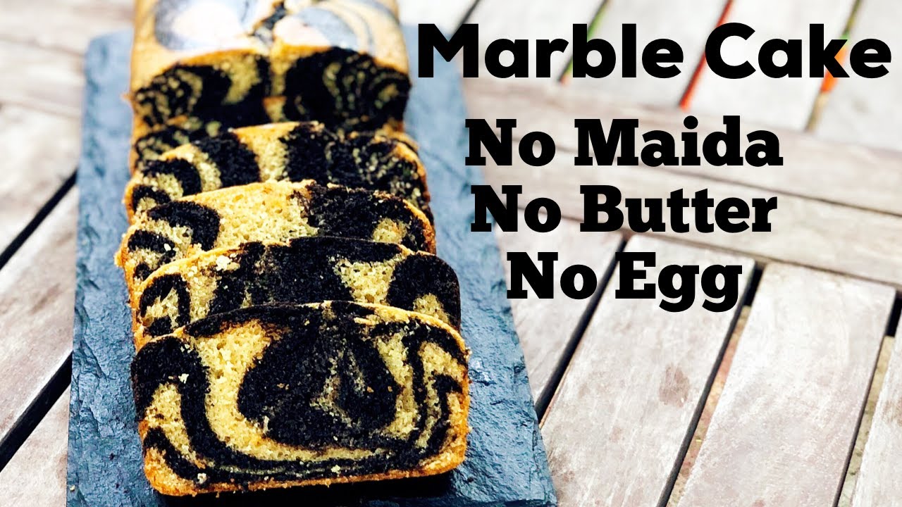 MARBLE CAKE | Eggless & Wholewheat | Soft & Moist Cake | Flavourful Food by Priya