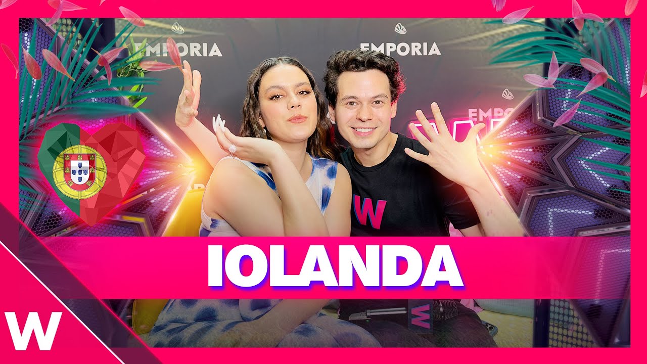 🇵🇹 iolanda (Portugal Eurovision 2024) LOVES finger nail art | Emporia Lounge Interview in Malmö