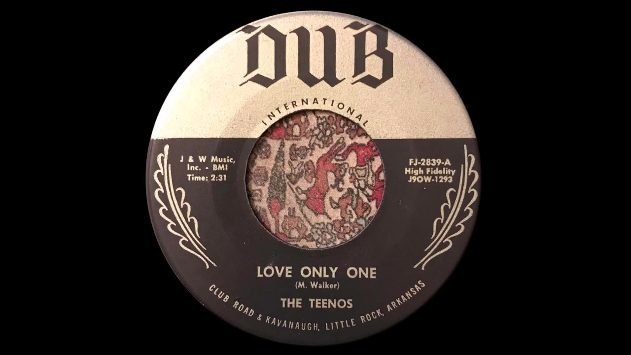 45 RPM: The Teenos - Love Only One (1958 edited version)