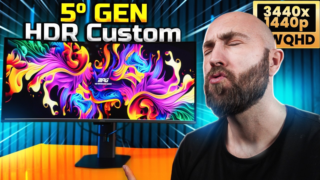 MSI MPG 341CQR  X36 🔥QD-OLED 5ª Gen, 34” Ultrawide y 360 Hz La BESTIA CURVA