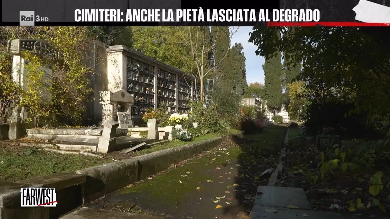Cimiteri di Roma: anche la pietà lasciata al degrado - FarWest 10/02/2026