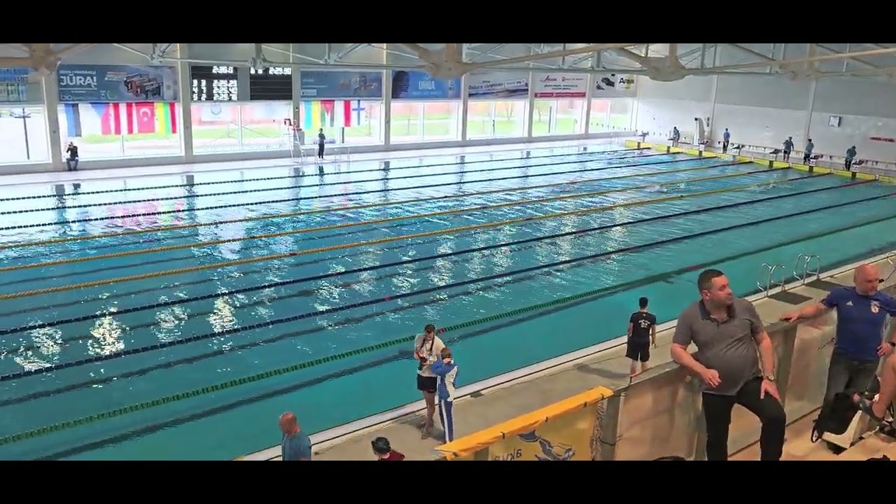 XVII CMAS Finswimming World Cup 2023, Round 4 Klaipėda, Lithuania 400m BiFins fastest Boys round