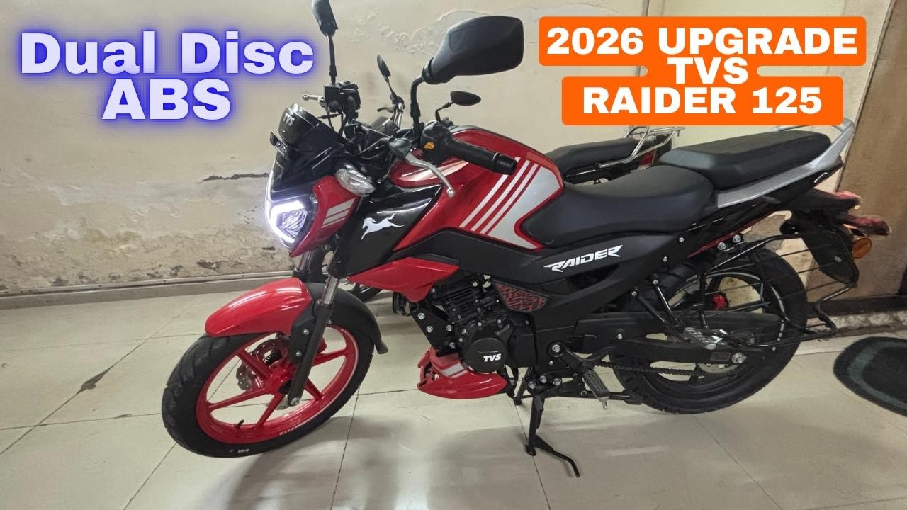 2026 New Updated TVS Raider 125 Dual Disc ABS🔥| Raider Segment First Drive Mode @caarnavtech 