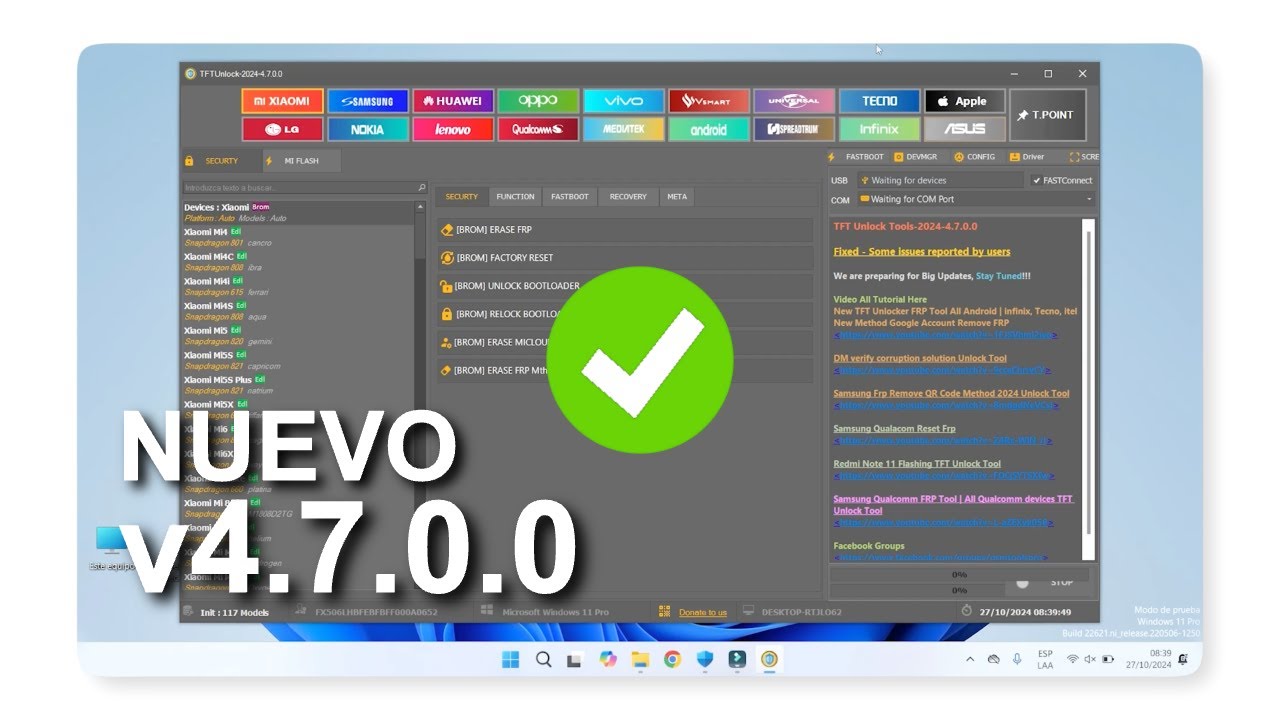 TFTUnlock 4.7.0.0 | Nueva ACTUALIZACIÓN