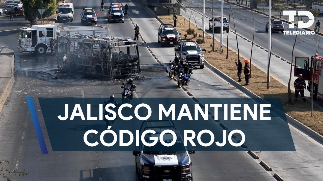 Jalisco mantiene Código Rojo tras abatimiento de 