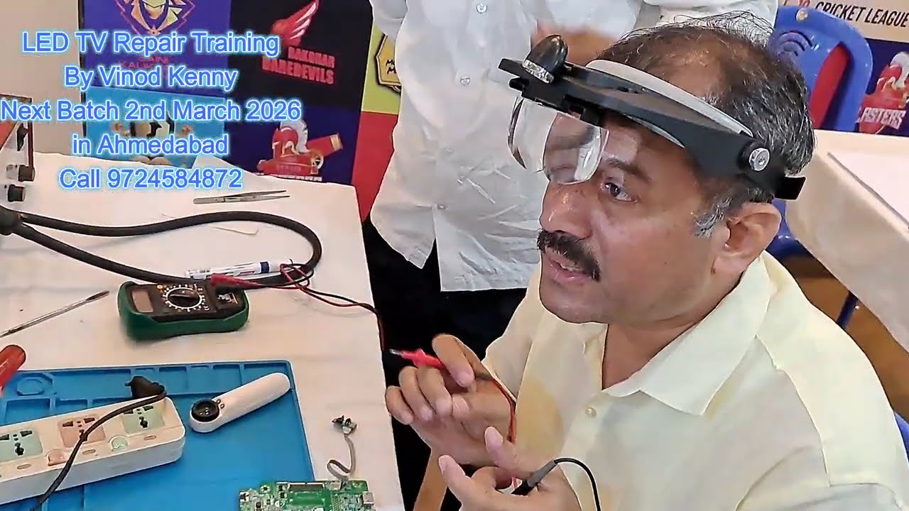 MASTERCLASS Day 2 Part 2 Vinod Kenny’s LED TV Repair Training in Kolkata! 🛠️