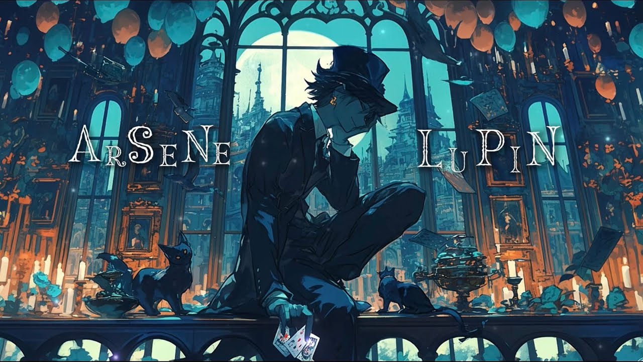 【クラシック音楽/Classic jazz】「怪盗アルセーヌ・ルパン-Arsene Lupin」-さぁ、今宵の盗みもエレガントに。🐈‍⬛🃏