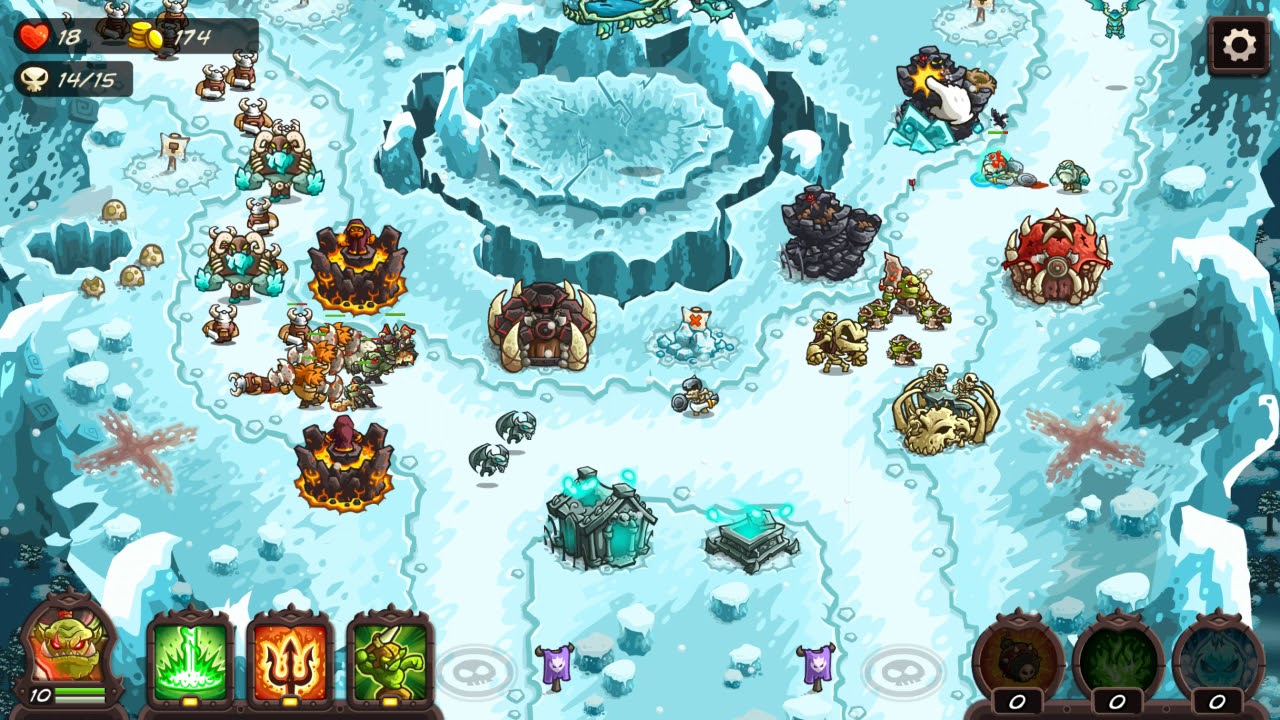 Kingdom Rush Vengeance : Jokull's Nest Normal Walkthrough 3 stars
