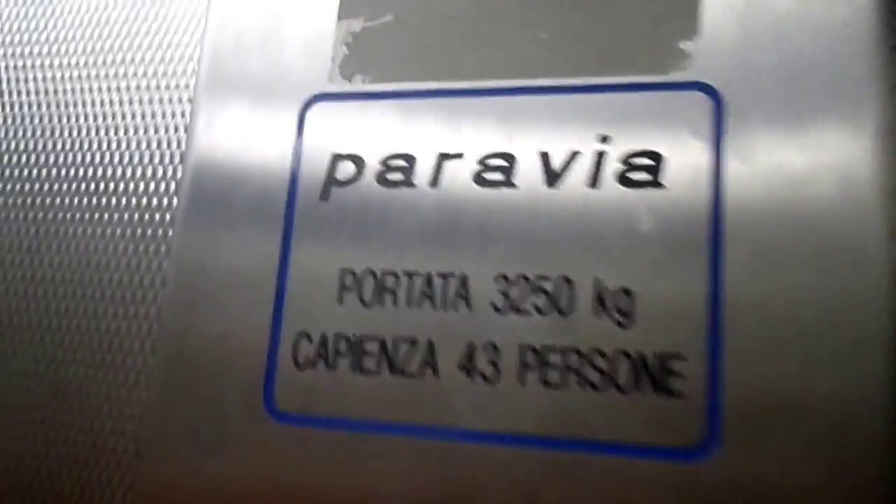 2 VERY BIG 2005 Paravia Roped Hydraulic Elevators@Ikea Porta Di Roma Store, Rome, Italy