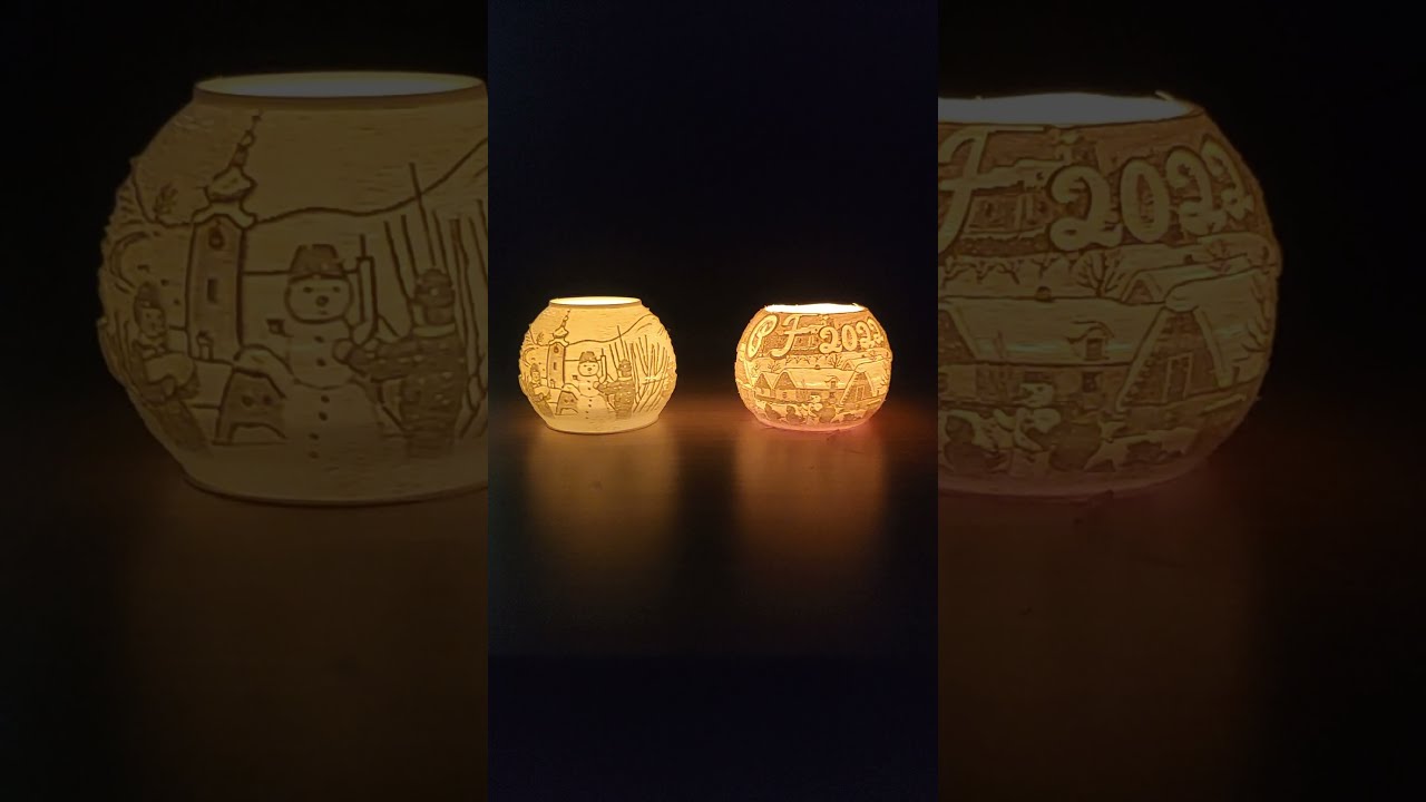 Merry Christmas and a Happy New Year | Lithophane 3D print