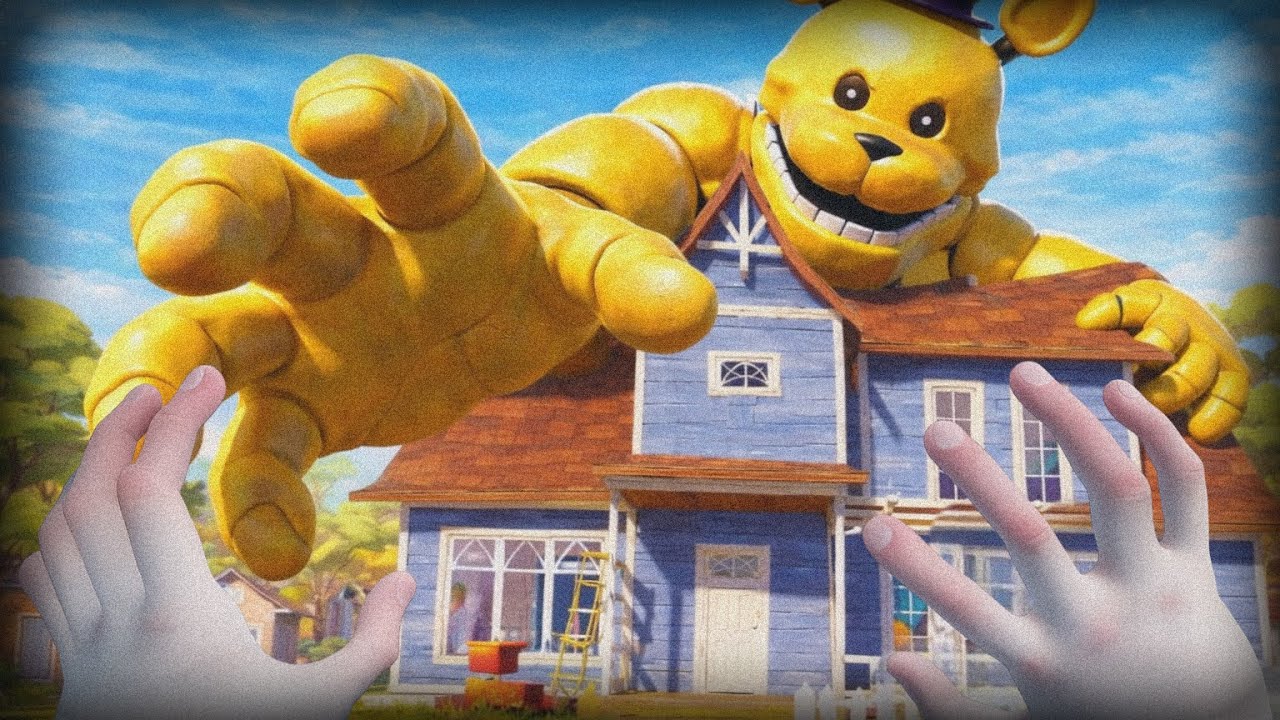 Fredbear Gets 10x Bigger Every Time I Die In Hello Neighbor...