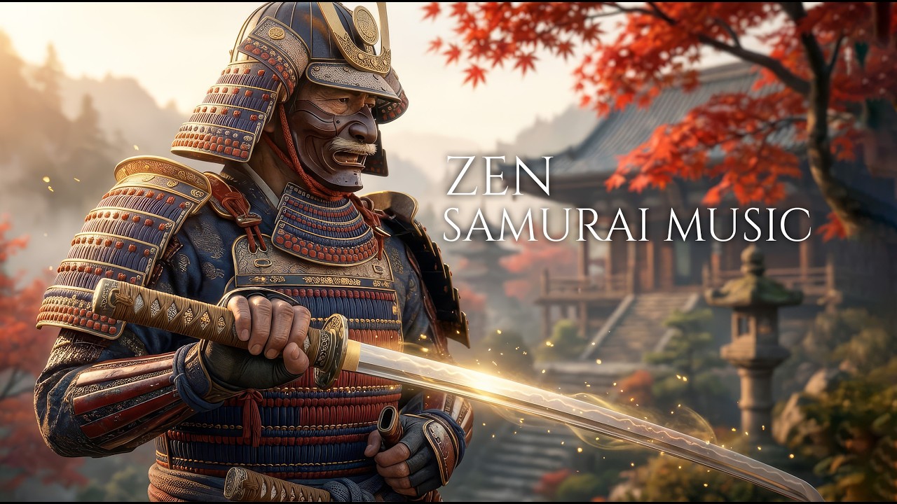 Traditional Japanese Meditation Music – Zen Samurai Ambient for Calm Mind