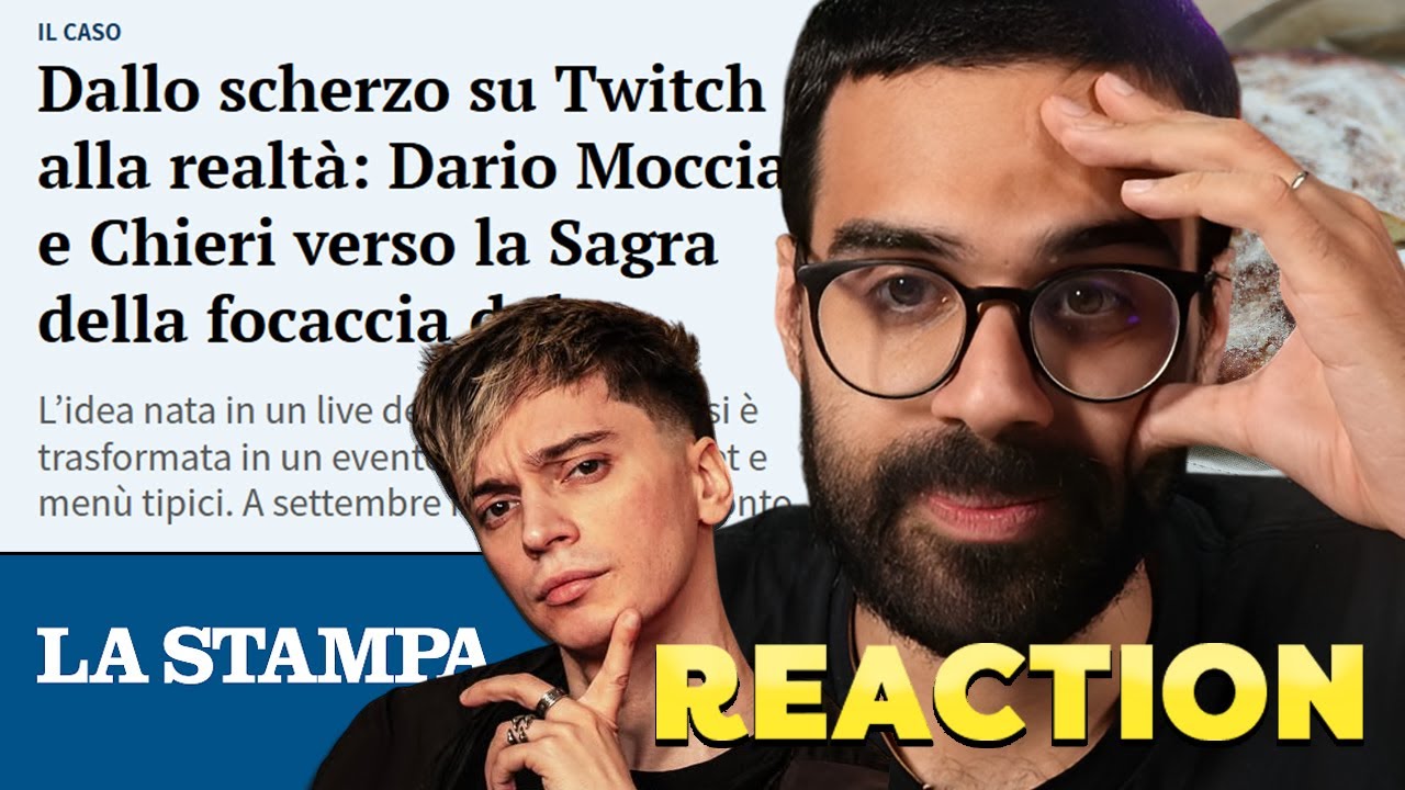 DARIO MOCCIA REAGISCE all'ARTICOLO sulla SAGRA di CHIERI de LA STAMPA