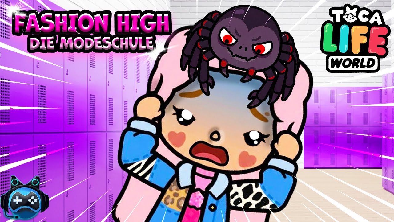 PRANK GEHT ZU WEIT!🕷️😱 FASHION HIGH - DIE MODESCHULE 👗🏫 Toca Boca Story Deutsch