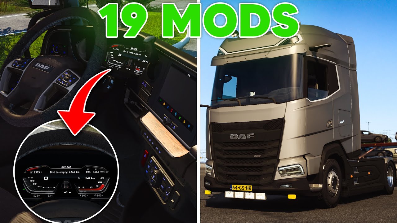 19 MODS For DAF XG/XG+ in ETS2