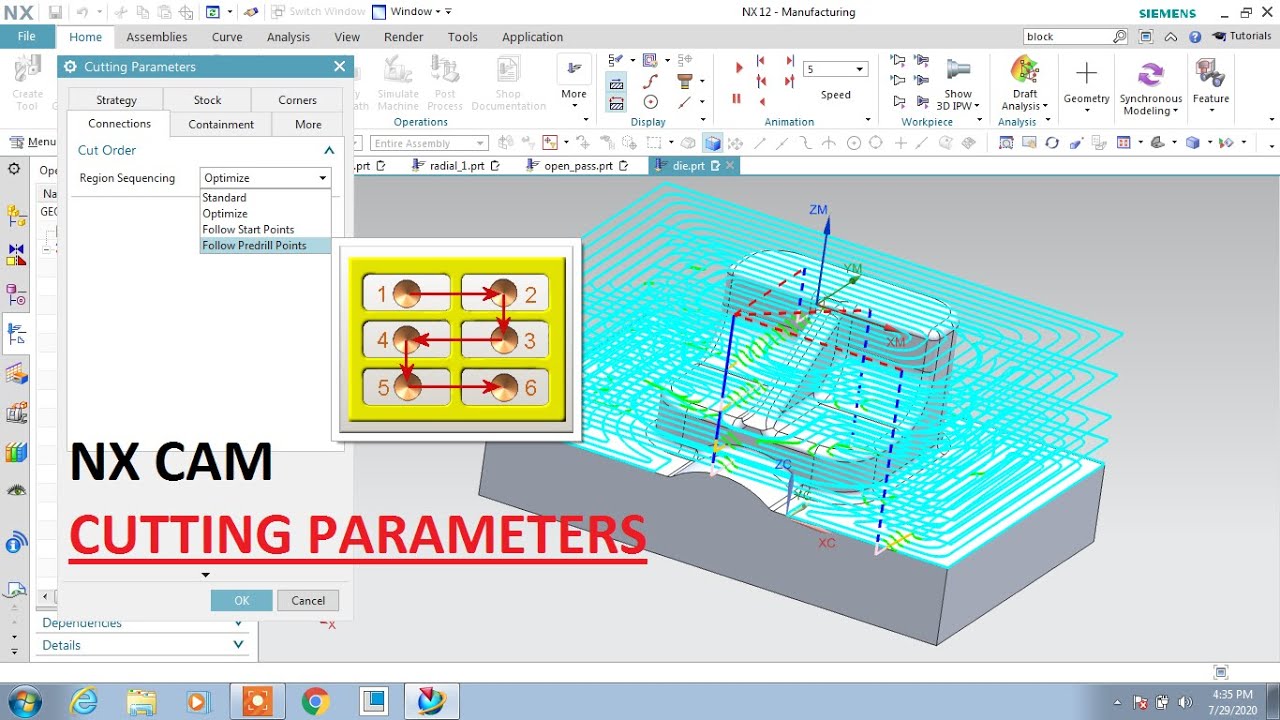 #NX CAM #Cavity_Mill_Cutting_Parameters