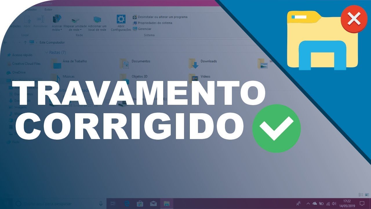 Explorador de arquivos do Windows travado n&atilde;o abre nada