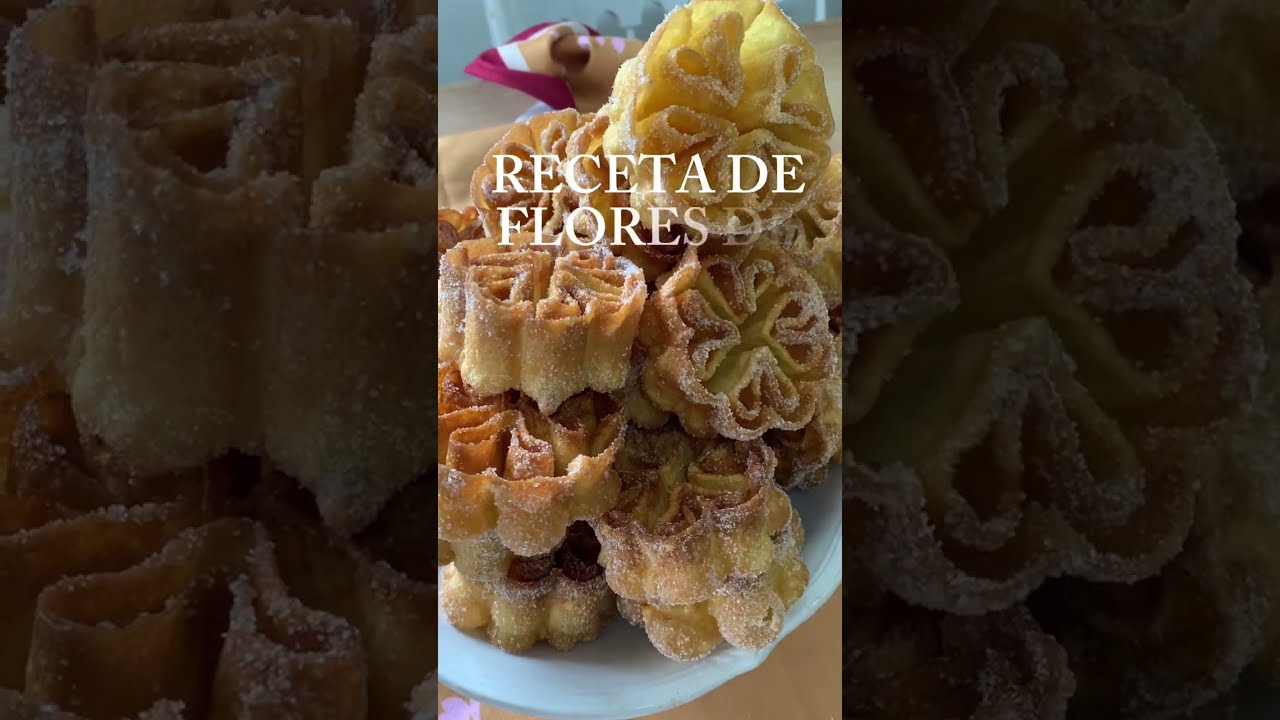 RECETA DE FLORES DE CARNAVAL