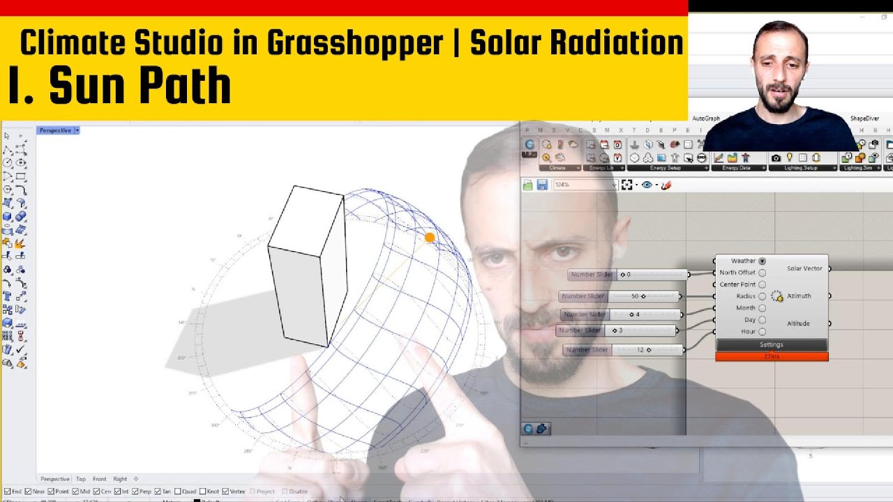 1-Understanding Sun Path in Climate Studio #SolarPath #climatestudio  #environmentaldesign