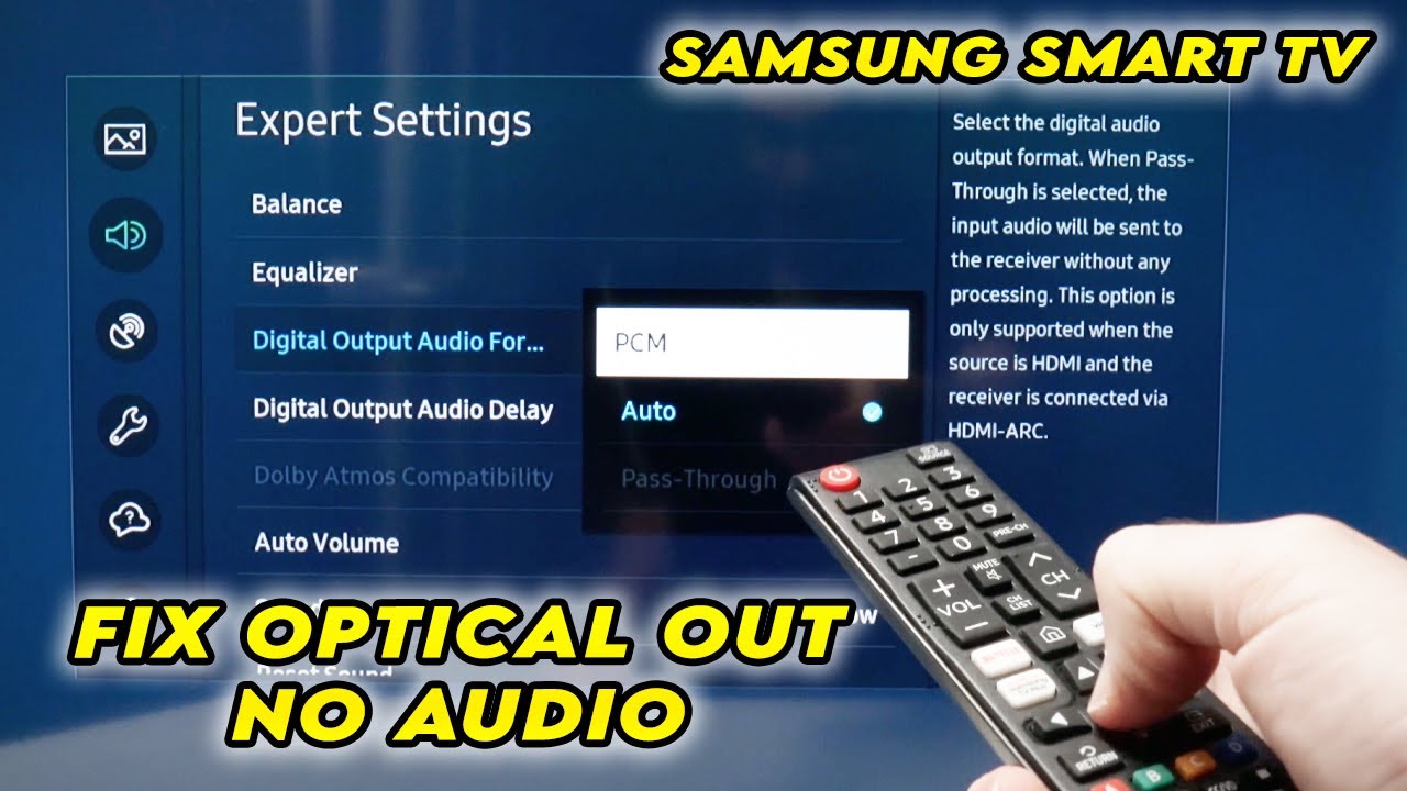 Как исправить ошибку «Нет звука на оптическом выходе Samsung Smart TV»