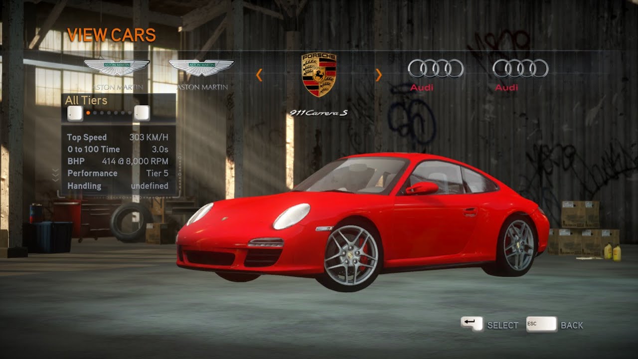 NFS The Run - Hidden vehicles: Racer cars