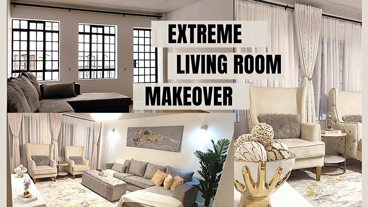 EXTREME LIVING ROOM MAKEOVER // DREAM HOME  TRANSFORMATION