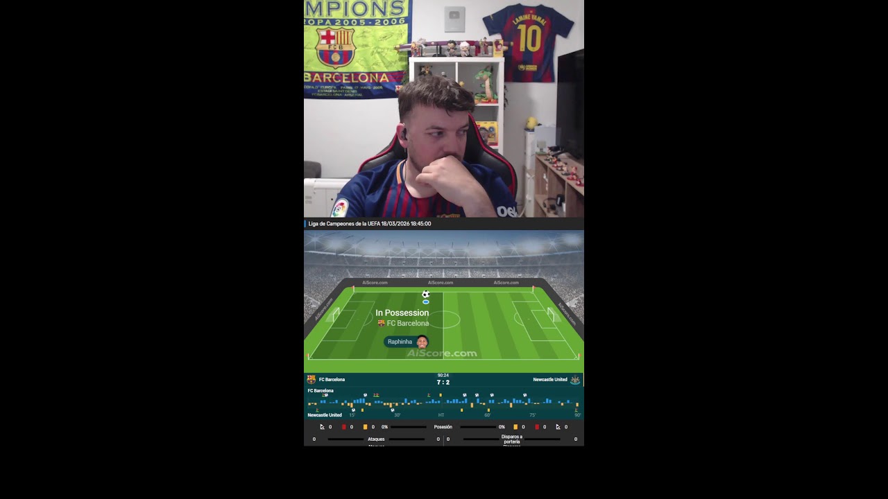 F.C.BARCELONA - NEWCASTLE| CHAMPIONSSS!! | PARTIDAZOOO
