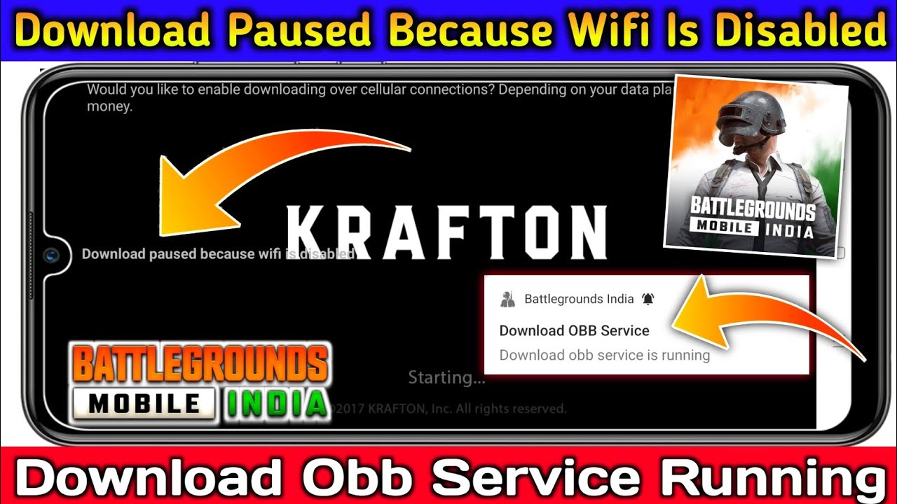 obb service is running | bgmi obb service running | bgmi download obb service is running Problem
