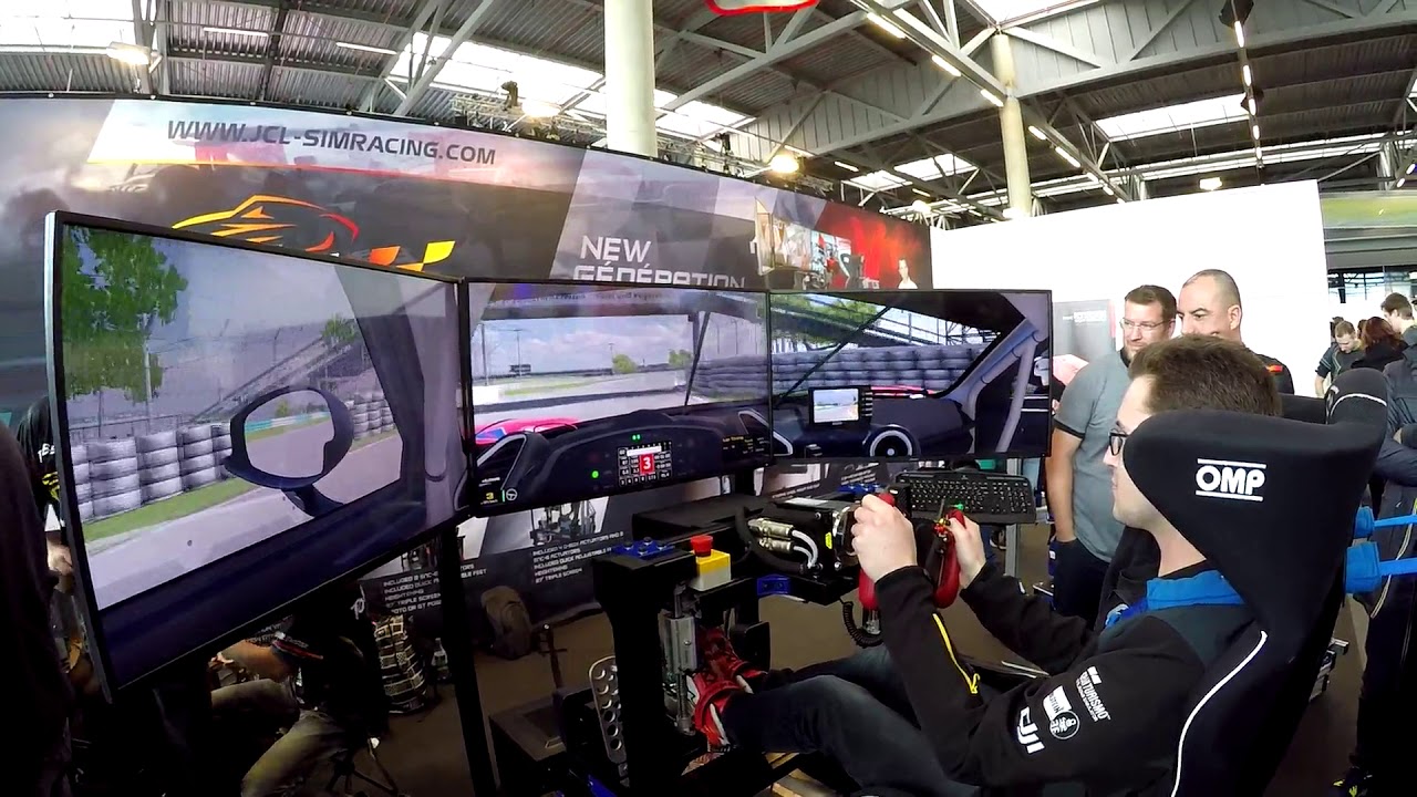 Sim-Racing Expo 2017 - Test du JCL V4 Dynamique