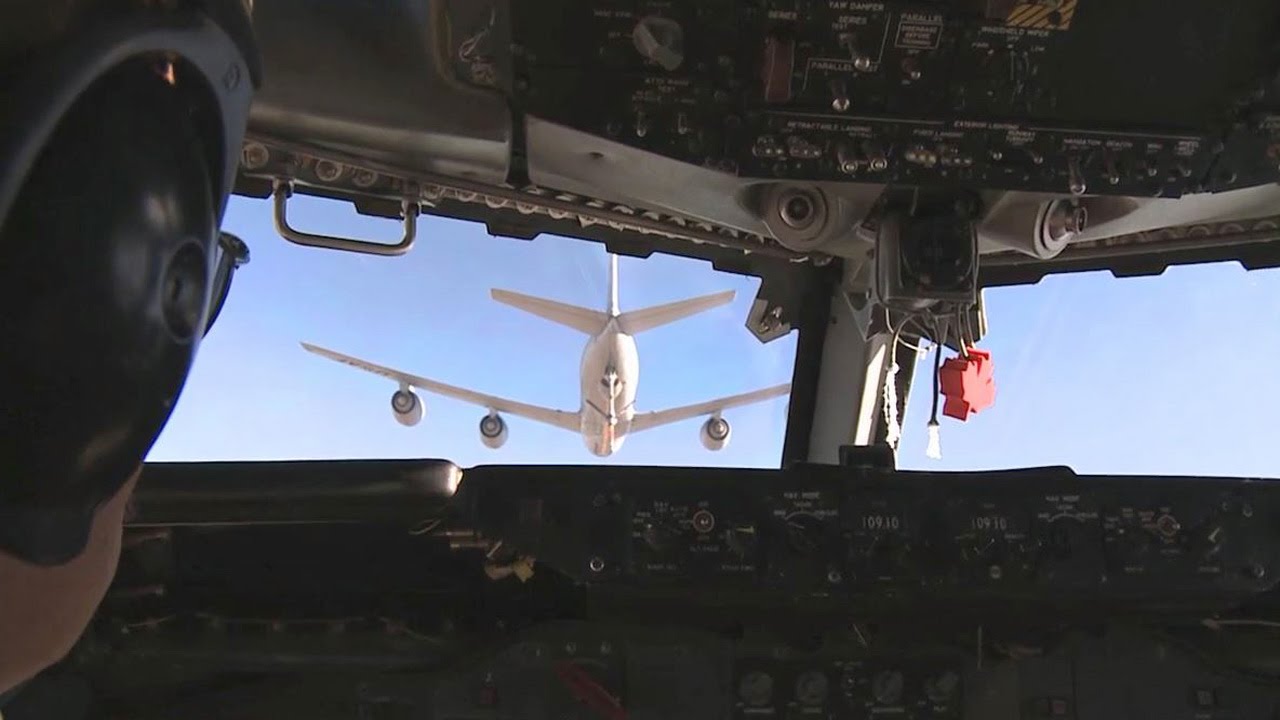 USAF E-3 Sentry (AWACS) Mission Over Afghanistan (HD)