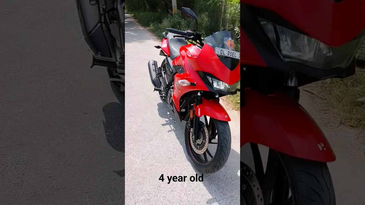 4 year old hero Xtreme 200s bs4 #heroxtreme200s #bike #youtubeshorts