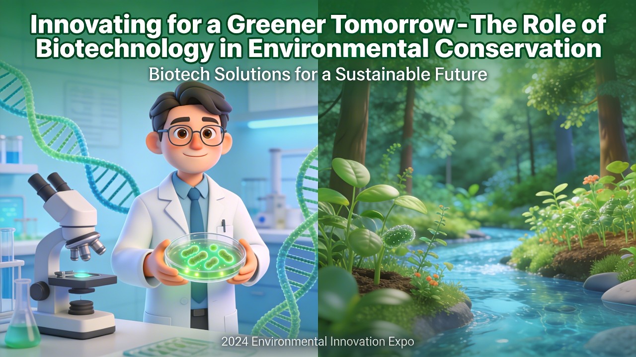 Innovating for a Greener Tomorrow - The Role of Biotechnology in Environmental Conservation (2 Mins)