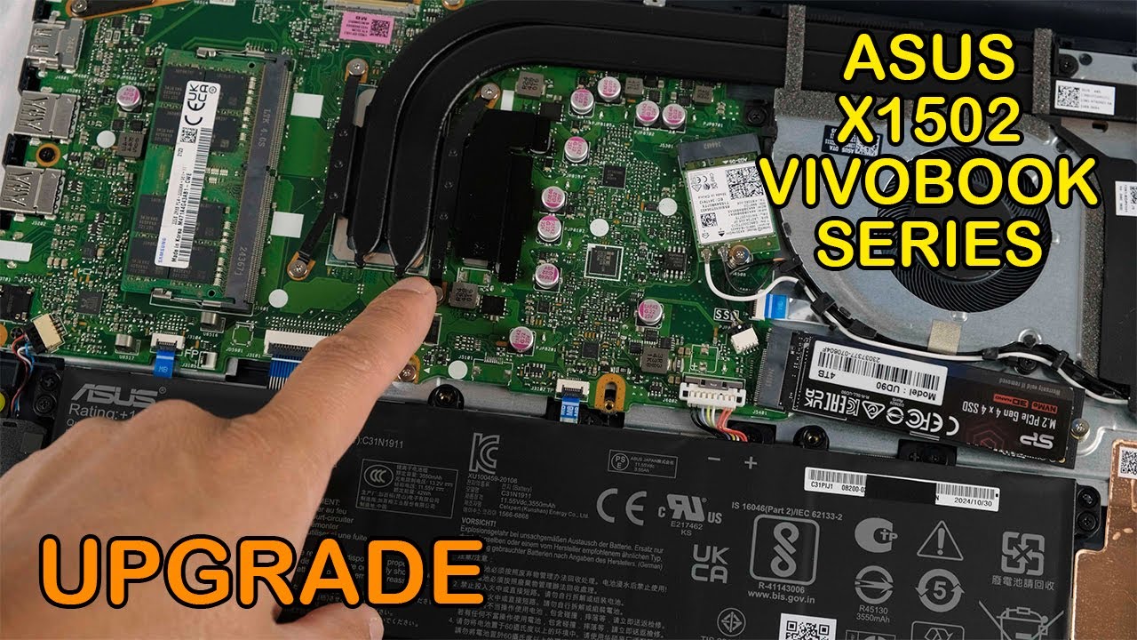 Upgrade Laptop💻Asus Vivobook X1502 Series | Instalar/Cambiar SSD en M.2 y memoria RAM