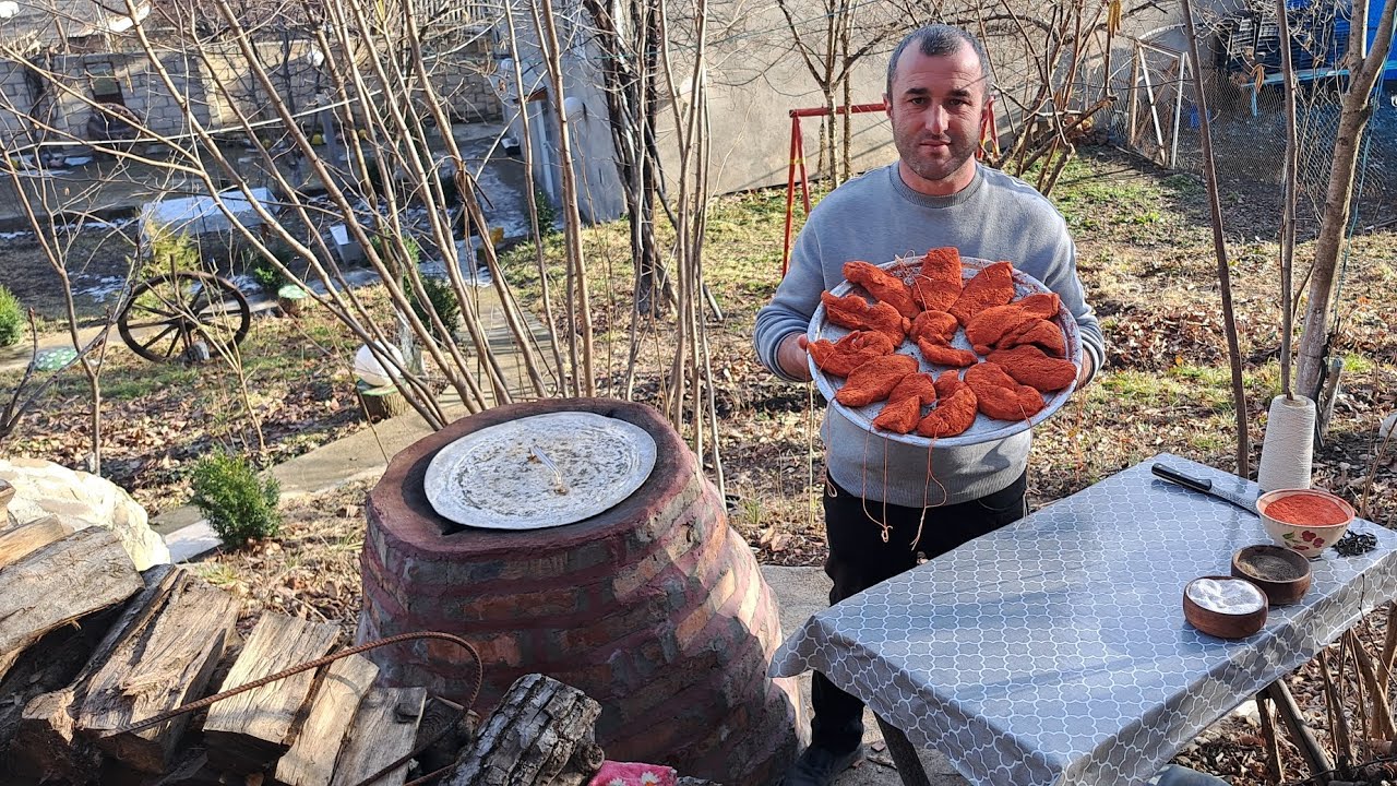 Мы приготовили сал из курдюка ягненка