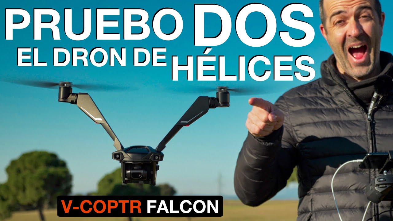 V-COPTR FALCON el dron con DOS HÉLICES | Prueba y Review en Español